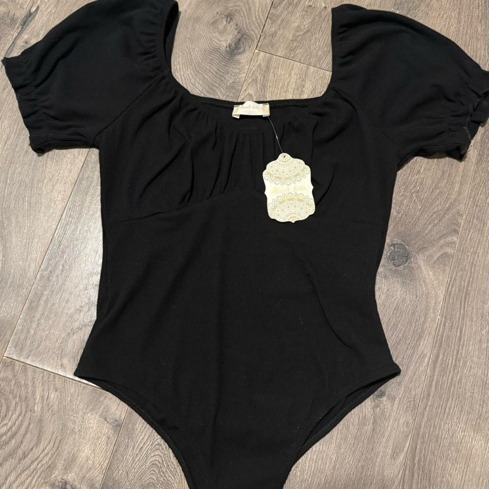 Altar'd State Black womens Bodysuit